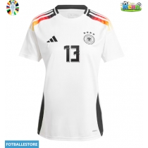 Tyskland Thomas Muller #13 Hjemmedrakt EM 2024 Kortermet